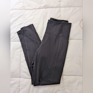 Girlfriend Collective Black Compression Pocket Leggings Size Large